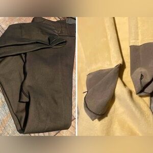 Black footed  leggings fleece lined